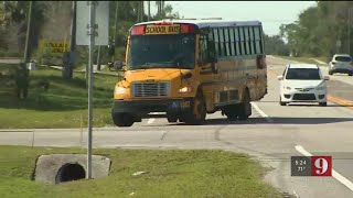 Video: Eustis kids have to walk to school along road the 50 mph speed limit, parents say