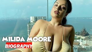 Milada Moore ✅ | Hot Curvy Model Biography, Height, Net Worth, Boyfriend \u0026 More