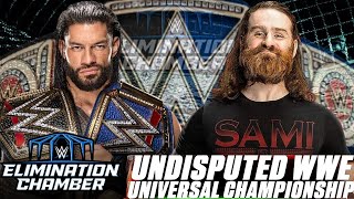 FULL MATCH - Roman Reigns vs Sami Zayn Undisputed Title Match WWE Elimination Chamber 2023