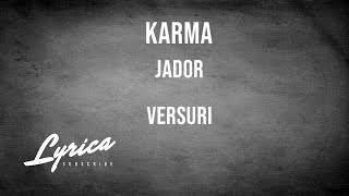 JADOR - KARMA (VERSURI)