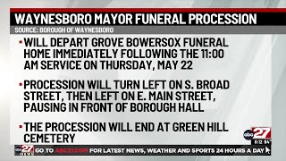Funeral details for Waynesboro Mayor Richard Starliper released