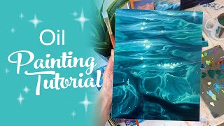 Oil Painting Tutorial - Clear Sparkling Rocky Water