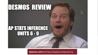 AP Statistics DESMOS Inference Review