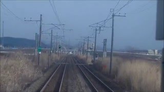 仙石東北ライン特別快速石巻行　仙台～石巻間運転展望を撮影してみた