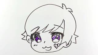 【いれいす】ミニキャラ初兎くんのゆっくり描き方！