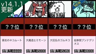 攻撃力が高い敵キャラTop100【にゃんこ大戦争】v14.1.1