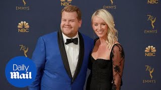 James Corden and wife Julia Carey look smitten at Emmy Awards