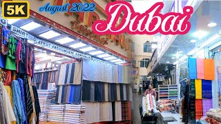 Dubai wholesale cloth market |5K| deira dubai amazing view beautiful city