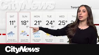 Cool, windy and soggy start to the weekend