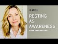 3 MINS - RESTING AS AWARENESS - Your natural state of being.#awareness #meditation #awakening