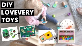 5 DIY Montessori at Home Toys (DIY LOVEVERY TOYS) | Jenelle Nicole