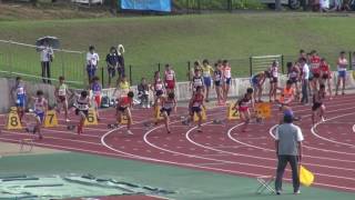 2017第63回通信陸上競技京都府大会1年男子100m決勝