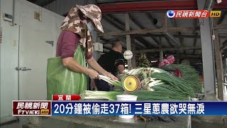 誇張！賊溜進農會集貨場 偷走37箱三星蔥－民視新聞