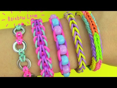 Rainbow Loom! DIY 5 Easy Rainbow Loom Bracelets without a Loom (DIY Loom Bands) Rainbow Loom! DIY 5 Easy Rainbow Loom Bracelets without a Loom (DIY Loom Bands)