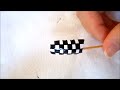 perfect and easy classic black and white checkered nail tutorial