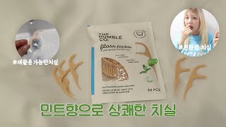 치실에 진심인 내가 다 써보고 정착한 험블치실 민트향치실 솔직히 사용후에 기분 너무 좋다