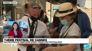 Festival de Cannes : un protocole sanitaire strict pour les festivaliers • FRANCE 24