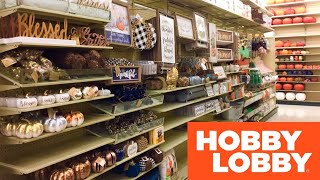 HOBBY LOBBY FALL DECOR THANKSGIVING HOME DECOR VIRTUAL SHOP WITH ME SHOPPING STORE WALKTHROUGH