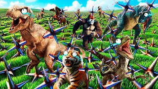 LOS ANIMALES ESCAPAN DE LAS TRAMPAS -  99% IMPOSIBLE | ANIMAL REVOLT BATTLE SIMULATOR