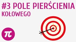 Pole pierścienia kołowego #3 [ Koło i okrąg ]