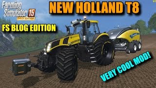 Farming Simulator 2015 - Mod Review "New Holland T8 FS Blog Edition"