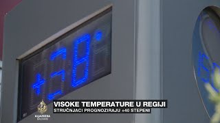 Val ekstremnih vrućina u regiji