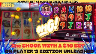 OH YEAH!! SHE SHOOK ON A $10 Bet on the NEW PLAYERS EDITION SLOT #playersedition ,#fyp, #slots