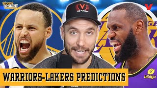 Warriors-Lakers Predictions: Will Stephen Curry & GS knock out LeBron James & LA? | Hoops Tonight