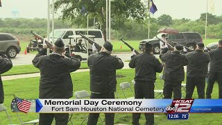 Fort Sam Houston hosts Memorial Day ceremony
