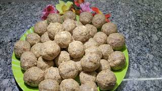 गोंद के लड्डू | भुने चने के लड्डू | Gond Ladoo recipe | Roasted chana Ladoo | Winter Special Laddu