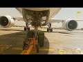 Pushback  Captain to Headset operator Communication  Towing  Aircraft Departure flight departure