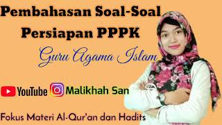 Pembahasan Soal-Soal Persiapan PPPK Guru Agama Islam