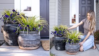 SPRING FRONT PORCH DECORATING // PORCH DECORATING IDEAS for SPRING & SUMMER