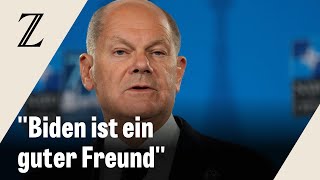 Scholz würdigt Biden für gute Zusammenarbeit