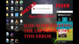SOLVED/ Run DLL Error at the time of starting computer