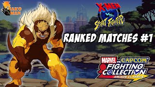 MVC Fighting Collection: X-Men VS Street Fighter Ranked Matches #1