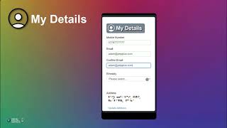 Patient Engagement Portal+ : My Details