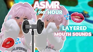 Roblox ASMR ~ ONE HOUR of LAYERED WET MOUTH SOUNDS 👄💦 at 1000% sensitivity