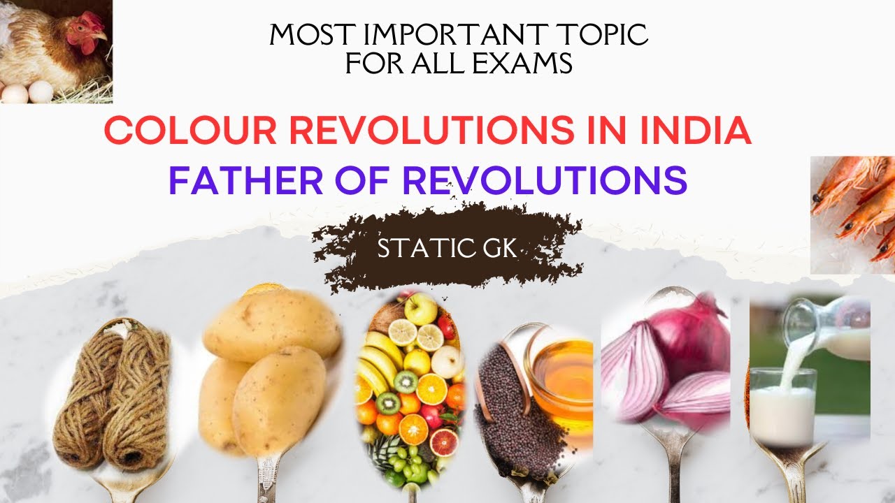 Colour Revolutions In India | Father Of Revolutions | Static Gk ...