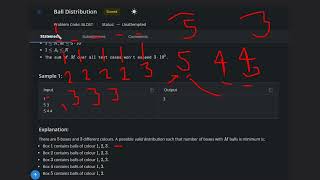 Ball Distribution | BLDST| Codechef STARTERS 98 | Full Solution