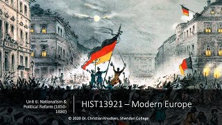 Unit 6: Nationalism & Political Reform 1850-1880