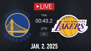 NBA LIVE! LA Lakers vs Golden State Warriors | January 2, 2025 | Warriors vs Lakers NBA LIVE 2K25