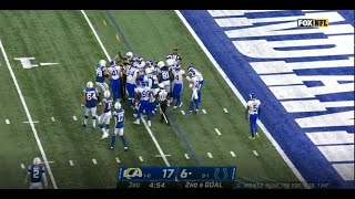 Kenny Young Ejected after scuffle | Week 2 Rams vs Colts