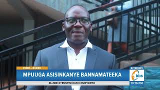 Mpuuga Asisinkanye Bannamateeka, Abasabye Okunywerera ku Mazima N’obwenkanya