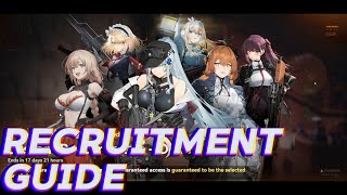 GFL2 New Player Recruitment Guide!