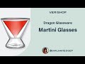 Dragon Glassware Martini Glasses Review