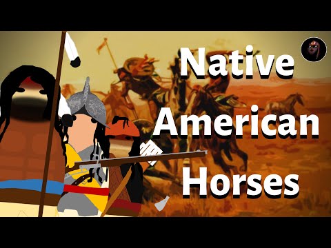 Which Native American tribes used horses?