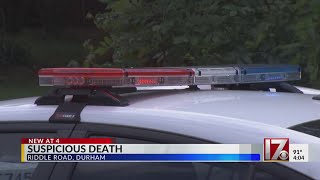 Suspicious death investigation in Durham