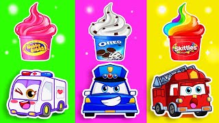 아이스크림 만들기 대결! 누가 더 맛있게 만들까?🍦🍦🍦 | 어린이 만화 | RoboSquad 어린이 노래