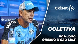 AO VIVO | Coletiva Pós-Jogo - Grêmio 4x1 São Luiz (Recopa Gaúcha - 2023)